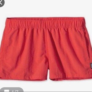 coral patagonia shorts